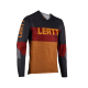 LEATT (NEW 2023) KOSZULKA ROWEROWA MTB GRAVITY 4.0 JERSEY SUEDE KOLOR RDZAWY/CZARNY/BORDOWY ROZMIAR S