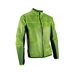 Leatt, cyklo bunda do deště MTB (poločirá) Jacket RACECOVER LIME, velikost M