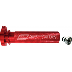 SCAR RACING ROLGAZ ALUMINIOWY Z ŁOŻYSKIEM YAMAHA YZ/YZF, KAWASAKI KX/KXF, SUZUKI RM/RMZ KOLOR CZERWONY