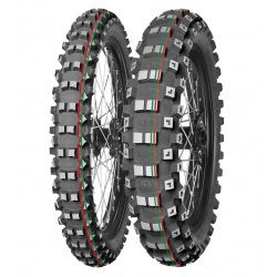 MITAS OPONA 70/100-19 TERRA FORCE MX-MH MEDIUM/HARD 42M TT PRZÓD (CZERWONY/ZIELONY PASEK) DOT 2022 (DOT:TPDD) (26173)