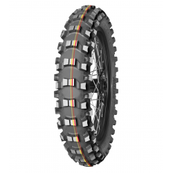 MITAS OPONA 80/100-12 TERRA FORCE MX-SM SOFT/MEDIUM 50M TT TYŁ (CZERWONY/ŻÓŁTY PASEK) (26004) DOT 2022 (DOT:JJDD/TPDD)