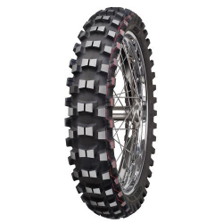 MITAS OPONA 80/100-12 TERRA FORCE MX-MH MEDIUM/HARD 50M TT TYŁ (CZERWONY PASEK) DOT 2022 (DOT:TTDD) (26001) (oferta specjalna)