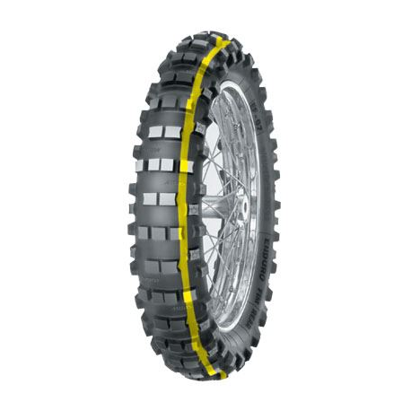 MITAS OPONA 110/80-18 EF-07 58M TT ENDURO FIM (ŻÓŁTY PASEK) TYŁ DOT 24/2022 (26408) (oferta specjalna)