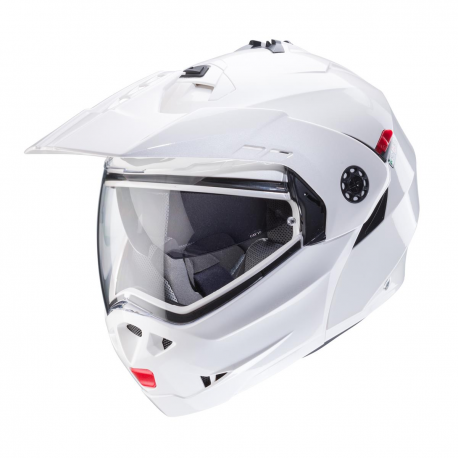 CABERG KASK SZCZĘKOWY FLIP-UP ENDURO MODEL TOURMAX X KOLOR BIAŁY POŁYSK ROZMIAR L