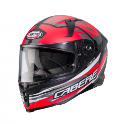 CABERG KASK INTEGRALNY AVALON X KIRA KOLOR CZARNY MAT/SZARY/CZERWONY FLUO ROZMIAR S