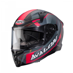 CABERG KASK INTEGRALNY AVALON X OPTIC KOLOR CZARNY MAT/SZARY/CZERWONY ROZMIAR M