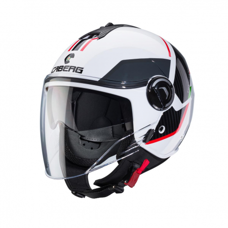 CABERG KASK OTWARTY JET Z BLENDĄ MODEL RIVIERA V4X KOLOR ITALIA ROZMIAR XL