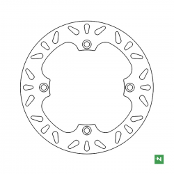 NEWFREN TARCZA HAMULCOWA PRZÓD HONDA XL 650V TRANSALP '00-'07 XL 700V TRANSALP '08-'11 (256X144X4,0) (4X10,5MM)