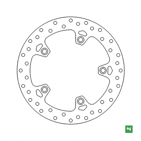 NEWFREN TARCZA HAMULCOWA TYŁ BMW F 650GS 800/ K1200/ R1200 (265X136X4,5) (5X10MM)