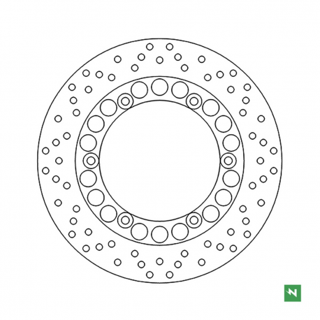 NEWFREN TARCZA HAMULCOWA PRZÓD/TYŁ YAMAHA SR 125 '96-'03 SRX 600 '86-'95 XJ 600 '83-'91 XJ 900 '83-'94 TYŁ YAMAHA TDM 900 '11-'1