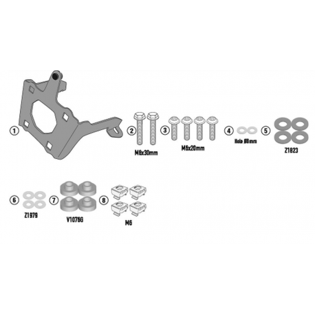 KAPPA 2023/01 MOCOWANIE SZYBY 1173SK CF MOTO CL 700X '21-'22