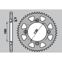 JT ZĘBATKA TYLNA 4738 47 YAMAHA YZ '18-21' (473847JT) (ŁAŃC.420)