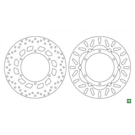 NEWFREN TARCZA HAMULCOWA PRZÓD/TYŁ YAMAHA XV / XVS 125 '97-'04 XV 750 '94-'98 GTS 1000 '93-'95 FJ 1100/1200 '83-'95 VMAX '85-'02