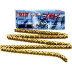 DID 50(530) ZVMX G&G-112LE ŁAŃCUCH ZŁOTY / ZŁOTY (112 OGNIW) X-RING (50ZVMXGG112LE)(50ZVMXGB-112LE) (ZAMKNIĘTY)