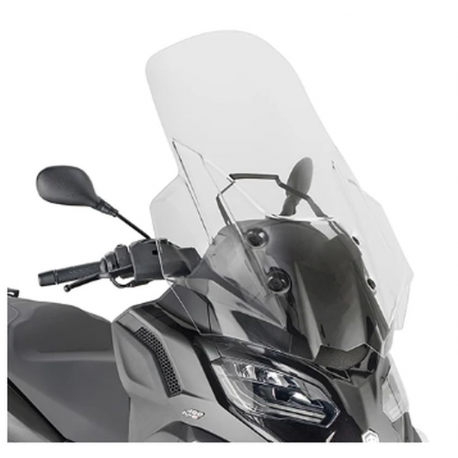 KAPPA 2023/03 SZYBA PIAGGIO MP3 HPE 400/400 SPORT/530 EXCLUSIVE '22, 71,5 X 65 CM (WYS. X SZER.) PRZEZROCZYSTA