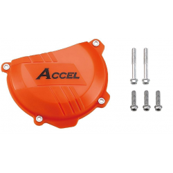 ACCEL OSŁONA POKRYWY SPRZĘGŁA (PLASTIKOWA) KTM SXF250 '13- , EXCF250 '14-, SXF350 '11-, EXCF350 '12-, KOLOR POMARAŃCZOWY