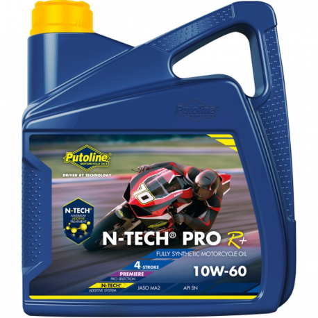 PUTOLINE OLEJ SILNIKOWY 4T 100% SYNTETYK N-TECH® PRO R+ 10W-60 4L