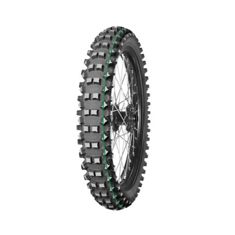 MITAS OPONA 90/100-21 TERRA FORCE MX-MH 57M TT SUPER LIGHT (ZIELONY PASEK) PRZÓD DOT 05/2023 (26660)