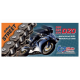 CZ ŁAŃCUCH NAPĘDOWY 530 SDZZ (108 OGNIW) ACTIVE RING (X-RING) ZŁOTY DO 1400 CCM (48,6 KN) + ZAKUWKA DRĄŻONA