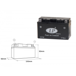 LANDPORT AKUMULATOR YT7B-4 12V 6,5AH 148X64X90 BEZOBSŁUGOWY - ZALANY (6)