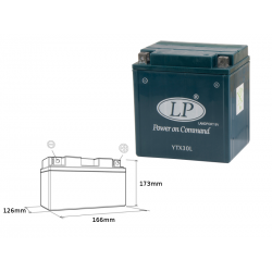 LANDPORT AKUMULATOR YTX30L 12V 30AH 166X125X175 BEZOBSŁUGOWY - ZALANY (2)