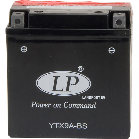 LANDPORT AKUMULATOR YTX9A-BS 12V 9AH 137X76X139 BEZOBSŁUGOWY - ELEKTROLIT OSOBNO ( DO MZ ETZ 125/150/250/251 - PATRZ UWAGI ) (6)