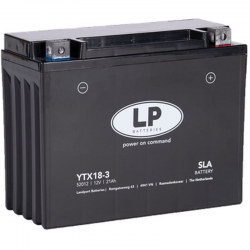 LANDPORT AKUMULATOR YTX18-3 (Y50N18L) 12V 21AH (205X85X162MM) (350A) SLA BEZOBSŁUGOWY - ZALANY (2)