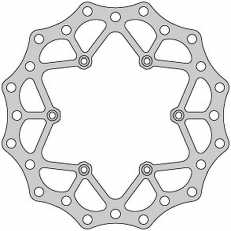 DELTA BRAKING TARCZA HAMULCOWA PRZÓD SUZUKI RM 125 '88-10, RM 250 '88-10, DRZ 250 '01-07, YAMAHA YZ 125 '01-16, YZ/YZF/WR 250 '0