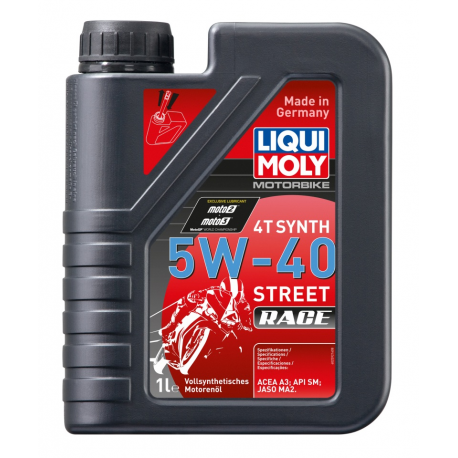 LIQUI MOLY OLEJ SILNIK MOTORBIKE 4T SYNTH 5W40 RACE 1L