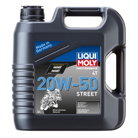 LIQUI MOLY OLEJ SILNIK MOTORBIKE 4T 20W50 STREET 4L