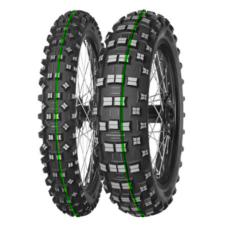 MITAS OPONA 110/90-19 TERRA FORCE MX-SM 62M TT SUPER LIGHT (ZIELONY PASEK) TYŁ DOT 17/2023 (226607)