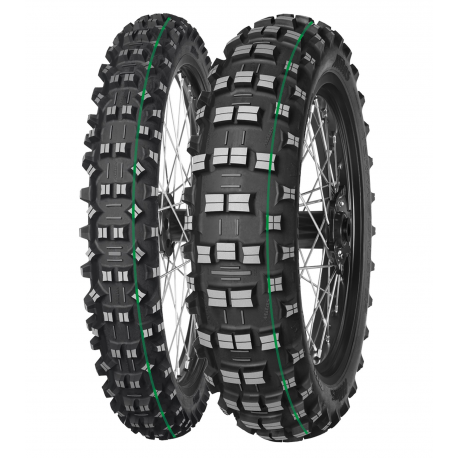 MITAS OPONA 90/100-21 TERRA FORCE-EF 57R TT SUPER LIGHT FIM (ZIELONY PASEK) PRZÓD DOT 18/2023 (26744)