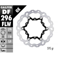 GALFER TARCZA HAMULCOWA PRZÓD YAMAHA YZ 125 '22-'23 YZ 250 '22-23 YZ 250F '21-23 YZ 450F '20-'23 WR 250F '17- WR 450F '20-'23 (W