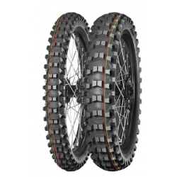 MITAS OPONA 100/100-18 TERRA FORCE MX-SM SOFT/MEDIUM 59M TT TYŁ DOT 20223(DOT:JPDT) (CZERWONY/ŻÓŁTY PASEK) (26311)