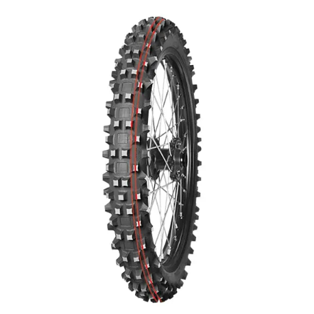 MITAS OPONA 80/100-12 TERRA FORCE MX-SAND 50M TT TYŁ (PODWÓJNY CZERWONY PASEK) DOT 2023 (DOT:JSDT) (26007)