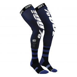 100%, podkolenky pod ortézy REV MX KNEE BRACE NAVY/WHITE, velikost L / XL