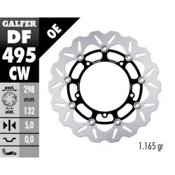 GALFER TARCZA HAMULCOWA PRZÓD YAMAHA FZ 6S FAZER '04-'07 XJ 6S DIVERSION '09- MT 03 '06- MT 07 '21-'23 MT 09 850/890 '13-'32 TRA