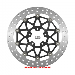 NG 2023/12 TARCZA HAMULCOWA PRZÓD RACE STAR PREMIUM KAWASAKI ZX-10R/RR '17-'22 (330X70X5MM) (5X10,25MM) PŁYWAJĄCA (ŚRODEK ALUMIN