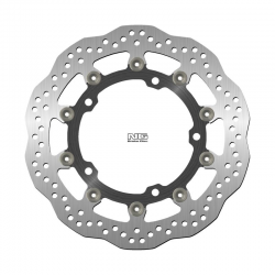 NG 2023/12 TARCZA HAMULCOWA PRZÓD KAWASAKI NINJA 400 / Z 400 '18-'22, ZX-25R '21-'22 (310X141,75X5MM) (5X10,25MM) WAVE (ŚRODEK A