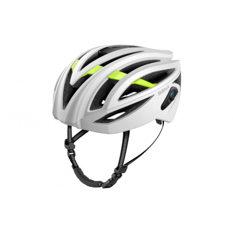 SENA KASK ROWEROWY R2 ROAD Z WBUDOWANYM INTERKOMEM BLUETOOTH 4.1 DO 900M ORAZ TYLNĄ LAMPKĄ LED ROZMIAR S ( 50-55 CM ) KOLOR BIAŁ