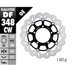 GALFER TARCZA HAMULCOWA PRZÓD SUZUKI GSX-R 600 '06-'07 GSX-R 750 '06-'07 GSX-R 1000 '05-'08 M 109R BOULEVARD VZR 1800 INTRUDER '