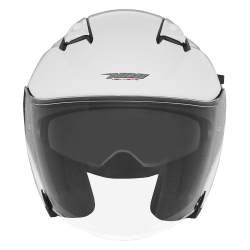 NOX KASK OTWARTY JET Z BLENDĄ N130 SOLID KOLOR BIAŁY POŁYSK ROZMIAR XS