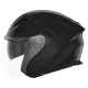 NOX KASK OTWARTY JET Z BLENDĄ N130 SOLID KOLOR CZARNY POŁYSK ROZMIAR M