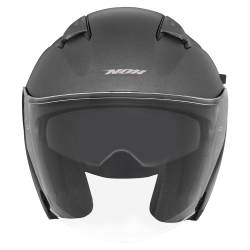 NOX KASK OTWARTY JET Z BLENDĄ N130 SOLID KOLOR TYTANOWY MAT ROZMIAR M