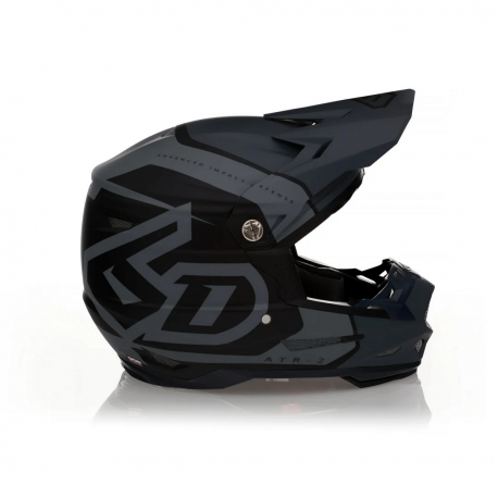 6D HELMETS KASK CROSS/ENDURO MODEL ATR-2 TORQUE CHARCOAL MATTE KOLOR CZARNY/SZARY ROZMIAR S ( 55 - 56 CM )