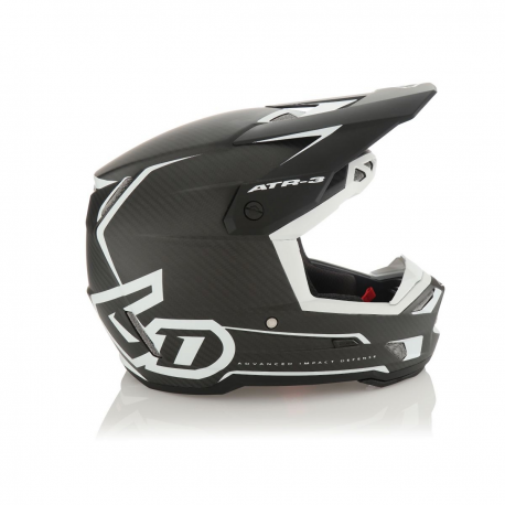 6D HELMETS KASK CROSS/ENDURO MODEL ATR-3 NOVA MATTE WHITE KOLOR CZARNY/BIAŁY ROZMIAR L ( 58 - 59 CM )