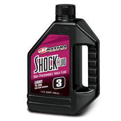 MAXIMA NOWY TOWAR OLEJ DO CENTRALNEGO AMORTYZATORA RACING SHOCK FLUID LIGHT 75/390 3WT 946 ML (1 LITR) (12) (AKC)