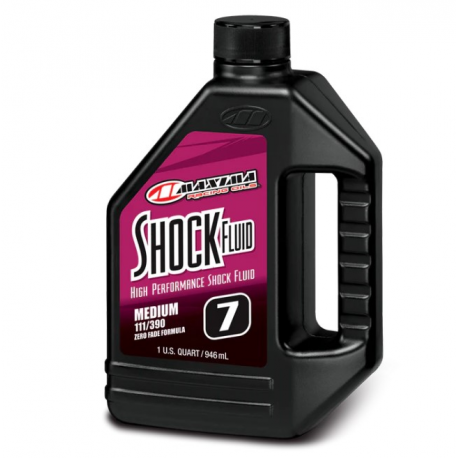 MAXIMA NOWY TOWAR OLEJ DO CENTRALNEGO AMORTYZATORA RACING SHOCK FLUID MEDIUM 111/390 7WT 946 ML (1 LITR) (12) (AKC)