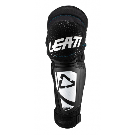 LEATT (2021/2022) NAKOLANNIKI OCHRANIACZE KOLAN 3DF HYBRID EXT JUNIOR KNEE&SHIN GUARD WHITE/BLACK KOLOR CZARNY/BIAŁY ROZMIAR