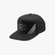 100 PROCENT SNAPBACK CAP LYP GREY/BLACK - CZAPKA Z DASZKIEM MODEL CORNERSTONE KOLOR CZARNY/SZARY